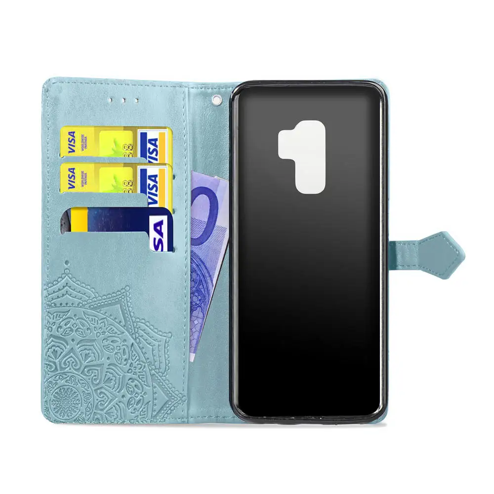 Чехол-раскладушка кожаный бумажник чехол для телефона для samsung Galaxy S8 S9 S 8 9 плюс 8s 9s S8plus S9plus 8 плюс 9 Plus SM G960F G950F SM-G950F