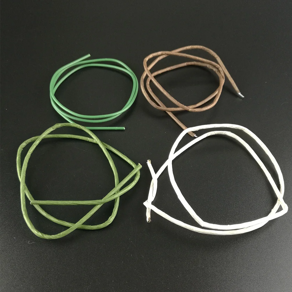 

10PCS Wire Artificial Silk Flowers Stem DIY Handmade Decorative Wreath Flower Branches Florist Crafts Artificial Flower Stem