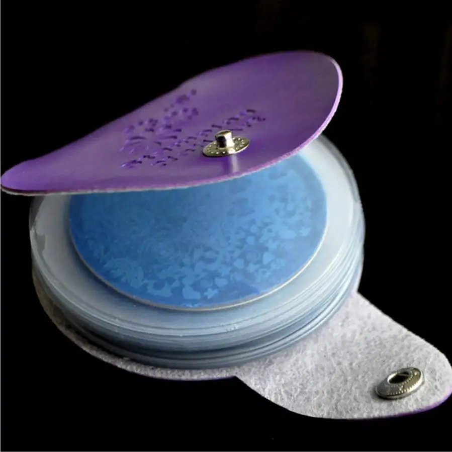 Nail Stamping Plates Stamping Nail DIY Image Plate Template Holder Case