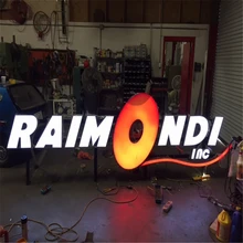 Factoy внешний наружный светодиодная Акриловая вывеска для рекламы