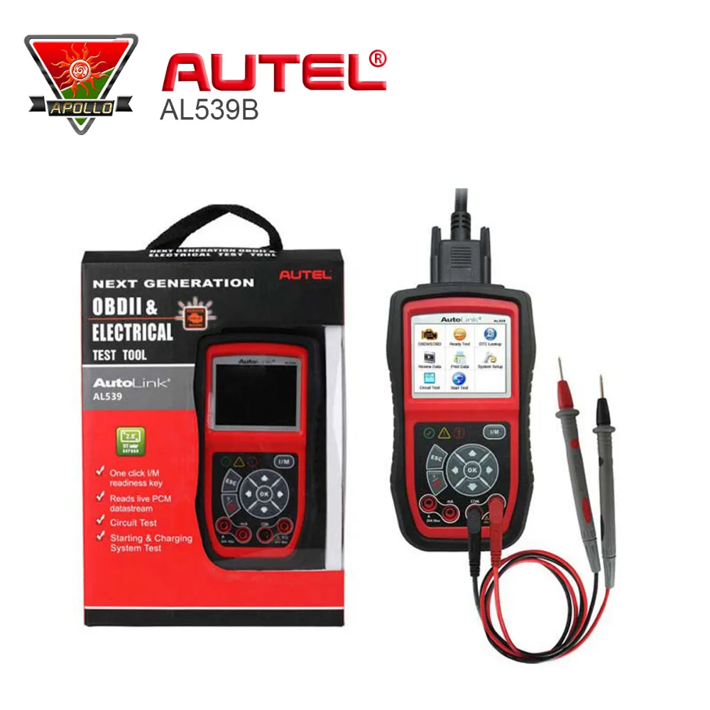 Prix pour Autel AutoLink AL539b OBD 2 Lecteur de Code de Test Électrique OBD2 Outil D'analyse Automatique Scanner Automobile Automotivo Escaner Automotriz Prix pour Autel AutoLink AL539b OBD 2 Lecteur de Code de Test Électrique OBD2 Outil D'analyse Automatique Scanner Automobile Automotivo Escaner Automotriz