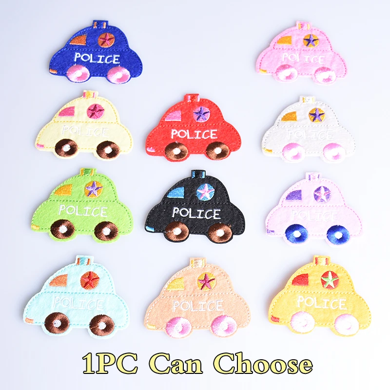 1PC Car Patch Vehicle Embroidery Iron On Patches Clothes Sew On