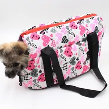5 стилей Pet Перевозчик для маленькие собачки Чихуахуа Мопс(dot/heart/paw) Печать Слинг для собак, щенков, кошек сумки уличная переноска для поездок поставщика