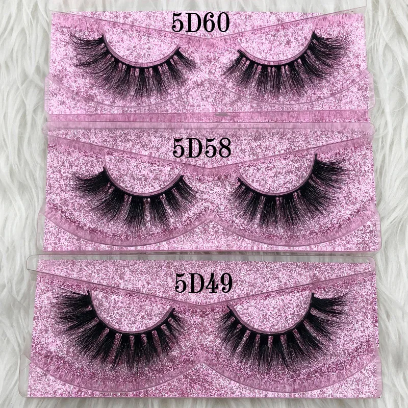 Mikiwi 3D Mink Eyelashes GB Popular Long Thick 5d Mink Lashes Maquiagem