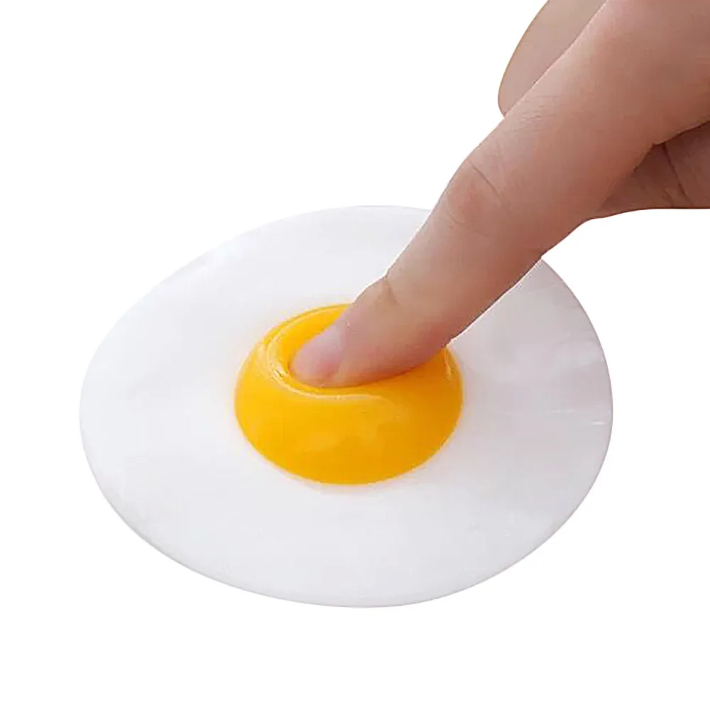 

Cute Mochi Squishy Egg Squeeze Healing Fun Kids Kawaii Toy Stress Reliever Decor Decompression Squeeze Toy for Kids L417