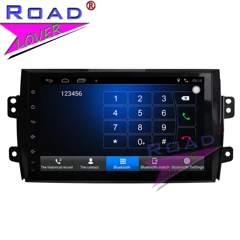 Top TOPNAVI Android 6.0 2G+32GB 9" Car PC Media Center Player For Suzuki SX4 Stereo GPS Navigation Auto Radio MP4 NO DVD Two Din 3G 3