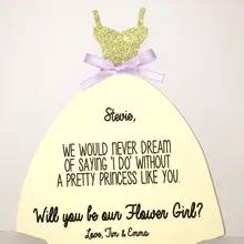 Изготовленное на заказ цветное имя будет ли вы моя подружка невесты подружки невесты цветок девушки свадебное платье приглашения открытки с предложением руки и сердца вечерние сувениры