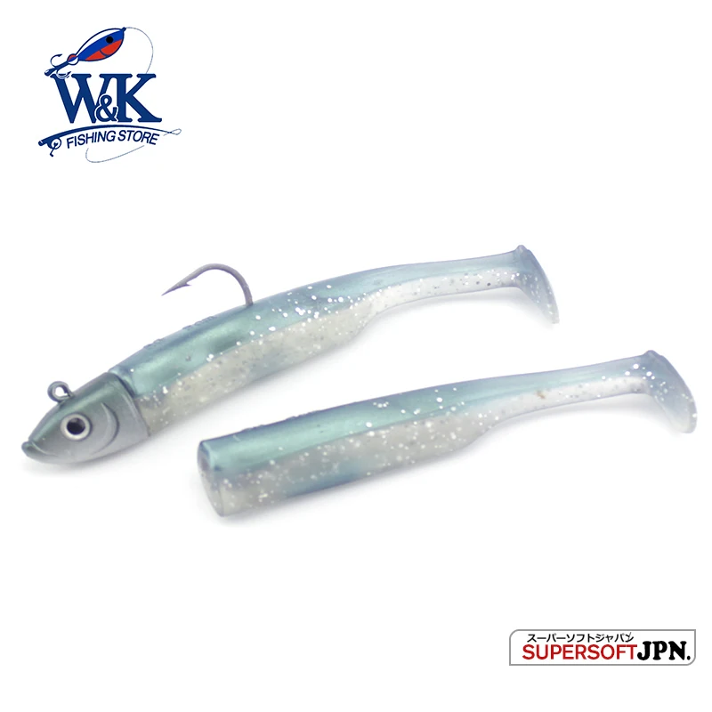 Лидер продаж приманка для рыбной ловли Seabass 8 цветов Мягкая с хвостом весла 9 см 3 5