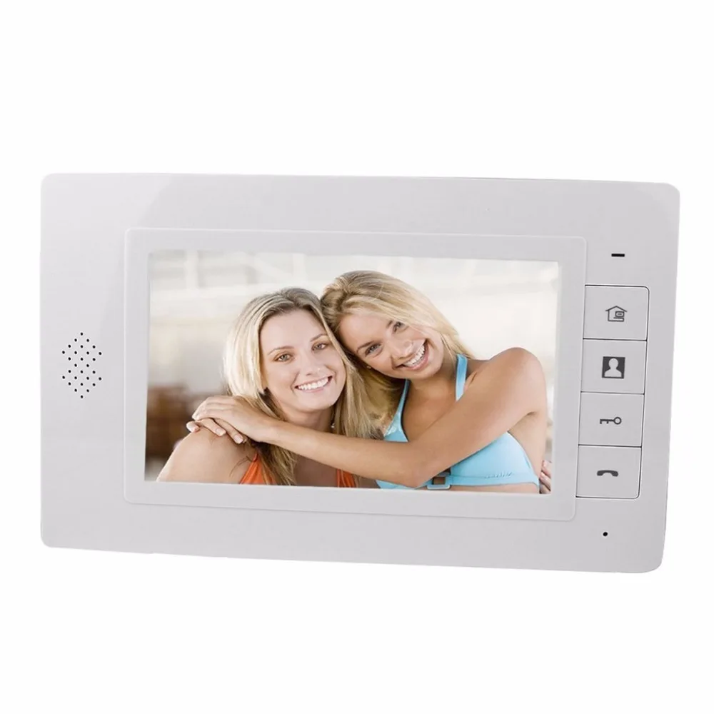 

LESHP 7" Color Video Door Phone Video Intercom Door Intercom IR Night Vision Camera Doorbell Kit for Home Apartment