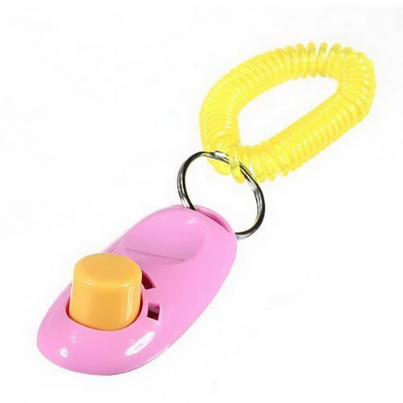 1Pcs Pet Dog Training Adjustable Sound Whistle Key Chain Clicker Flute Stop Barking Repeller Train 3 Colors | Дом и сад