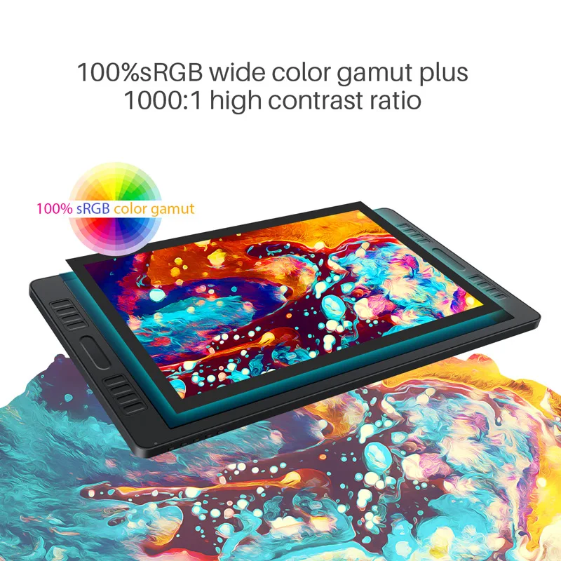  HUION kamvas Pro 20 2018 1953 pulgadas 8192 niveles lápiz sin batería tableta Monitor gráficos dibu