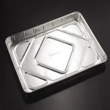 На открытом воздухе барбекю пластины пластина из алюминиевой фольги лоток для яиц контейнер 20 шт./компл. без отверстия 325*220*33 мм