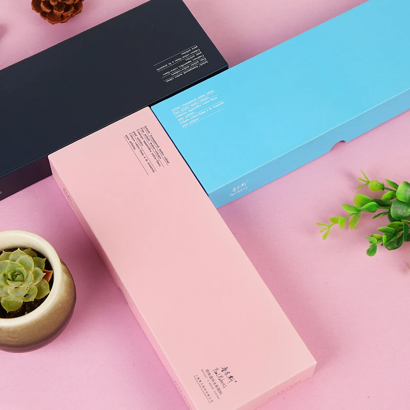 Kaufen Rubens Feste Aquarell Rosa Licht Blau Box Klar Neue 24 Farbe Student Upgrade Malerei Solide Aquarell Kunst Liefert