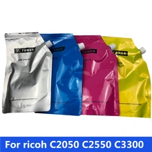 4 bag/set совместимый цветной тонер для заправки порошок для Ricoh MP C2550 C2550C C2010 C2030 C2050 C2051 C2530 C2551 Lanier LD525C