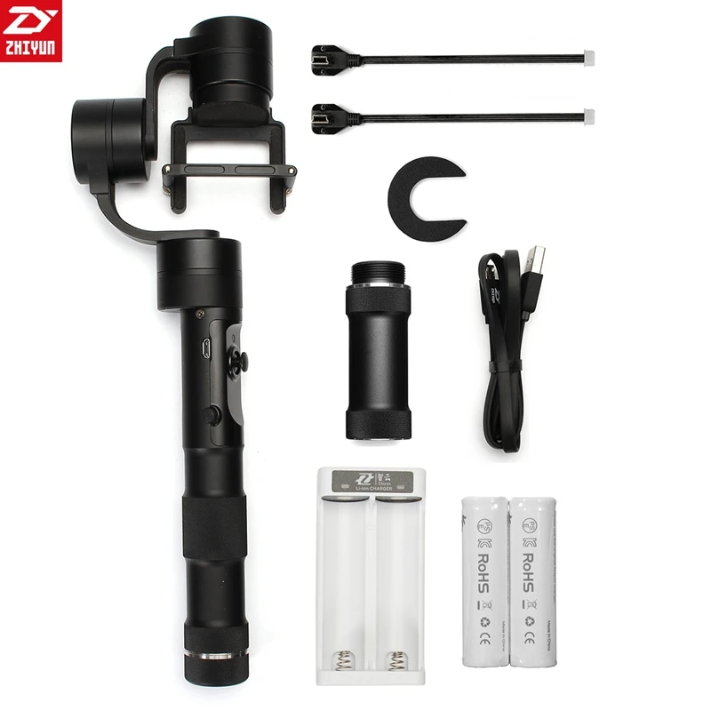 ZHIYUN Zhiyun Z1 эволюции и 3 Осями для мобильного создания фильмов 330 моторы градусов перемещение ручной шарнирный стабилизатор для камеры GoPro для камер GoPro Hero