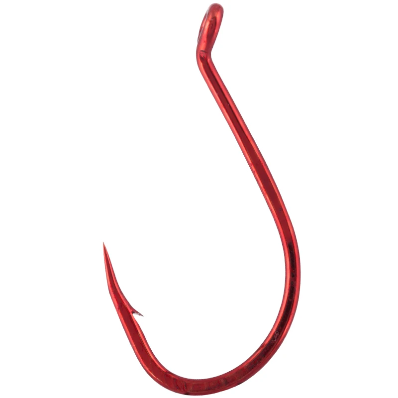Mustad рыболовные крючки 92554NP NR olekranon с красной колючей приманкой держатель для