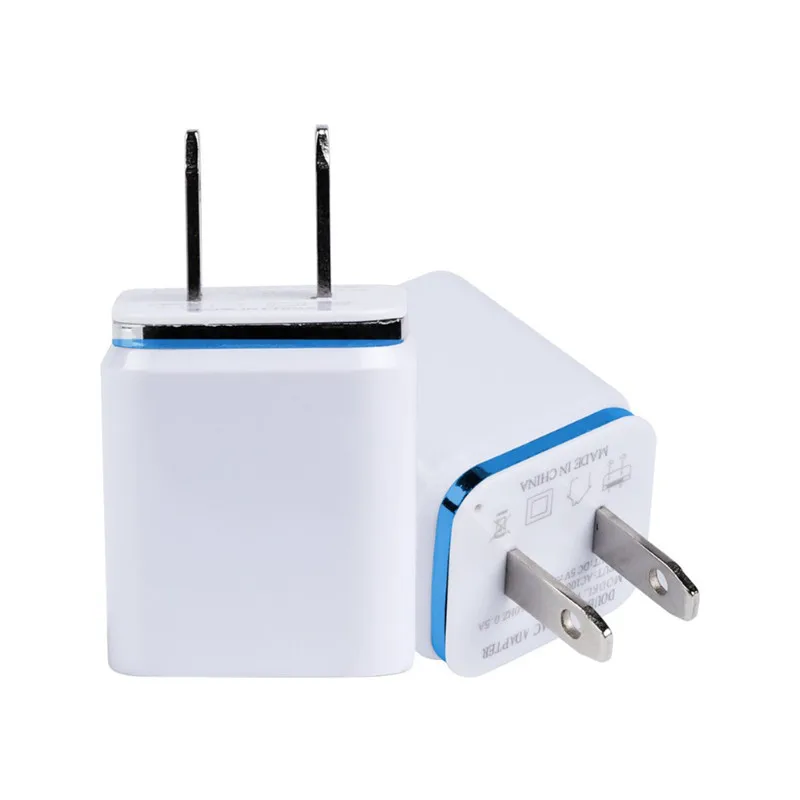 

EU US 2 Port USB Charger 2.1A Mobile Phone USB Charger Fast Charging Wall Charger For iPhone phone power supply adapter