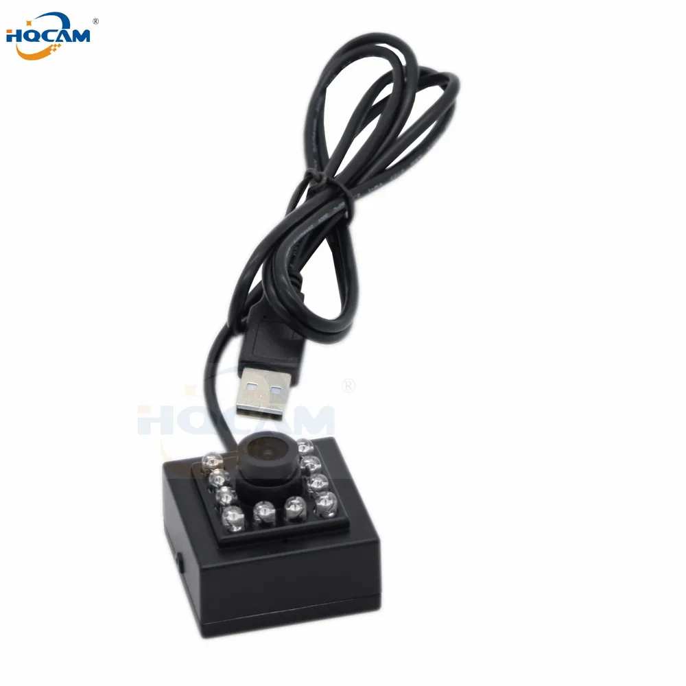  HQCAM 720P H264 Infrared night vision USB 1.0Mega Pixel Web Camera HD Mini USB Camera MIC Microphon