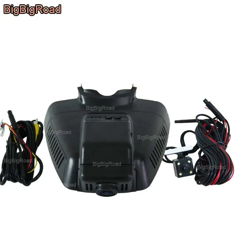 

BigBigRoad Car Video Recorder Wifi DVR Dual Dash Camera For Benz GLK 200 260 300 350 2010- 2012 2013 2014 2015 Low Configured