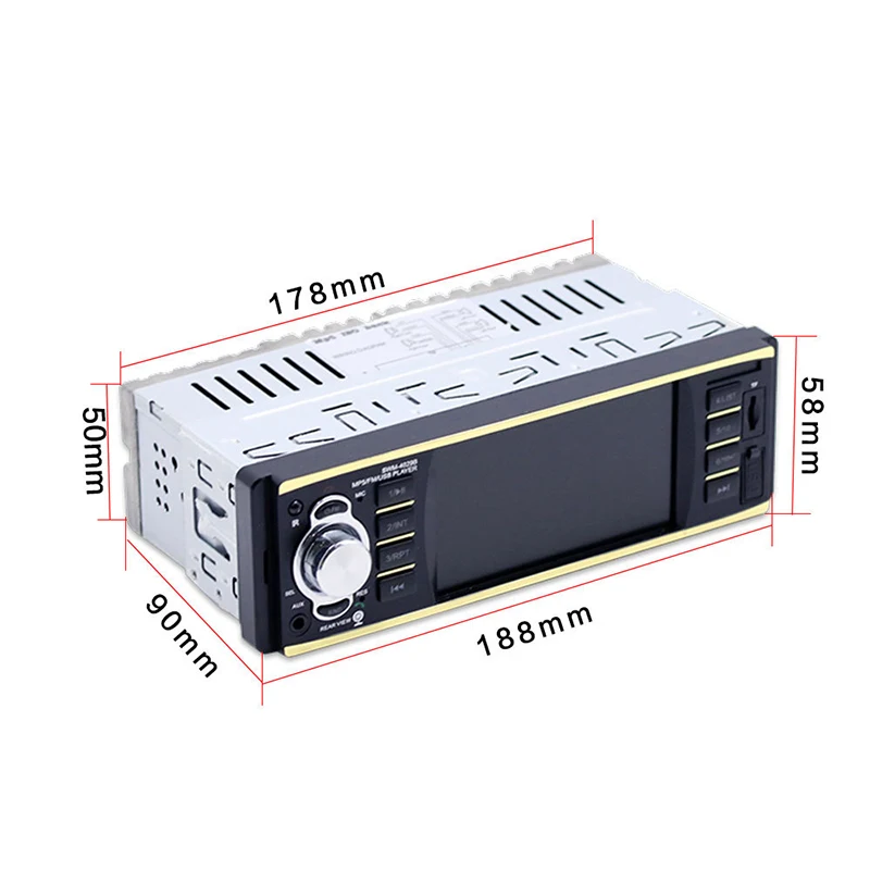 

2018 Auto Parts Car Radio 4.1 Inch Car MP4 Plug-in Machine MP5 Car Player Bluetooth Hands-free Priority High Definition Display