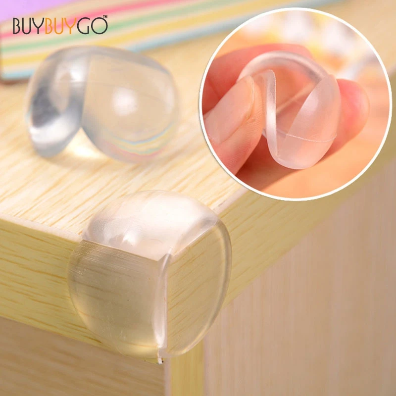 10Pcs Baby Transparent spherical Edge & Corner Guards Safety Silicone Protector Table Corner Edge Protection Cover Children