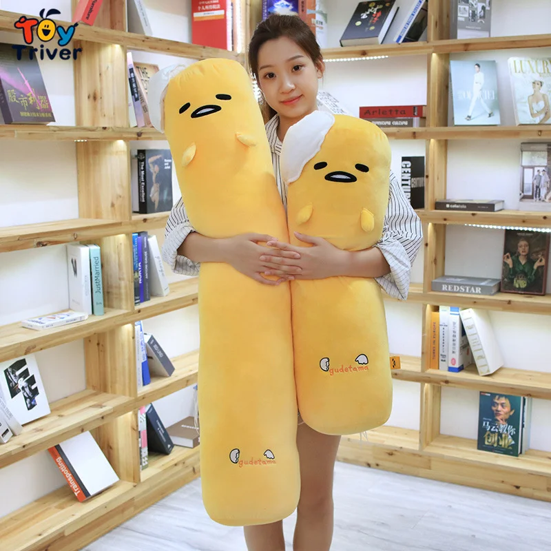 Японское аниме Gudetama ленивый яичный желток Brother Bolster Boyfriend Подушка плюшевая игрушка Triver Мягкая кукла подарок на день рождения Декор