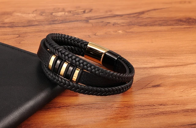 OBSEDE Men Punk 3 Colors Trendy Jewelry Designer Genuine