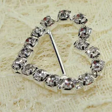 30 шт сердце лента с алмазными стразами пряжки подарок свадебное украшение, свадебные приглашения подарок аксессуары, лучший индивидуальный сервис