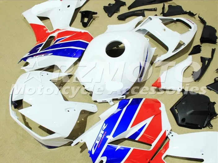 ACE Комплекты ABS инъекций комплект обтекателей пригодный для HONDA CBR600F5 2013 CBR600F5 13 14 15 16 17 сине-белые F50