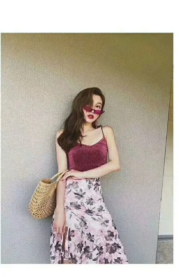 Женский блестящий топ с люрексом без спинки на бретельках|tank top summer|top summertank |