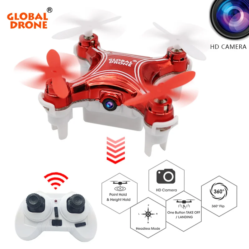 Global Drone GW009C 1 Mini Drone with camera Altitude Holder RC Quadcopter Headless Mode Helicopter with