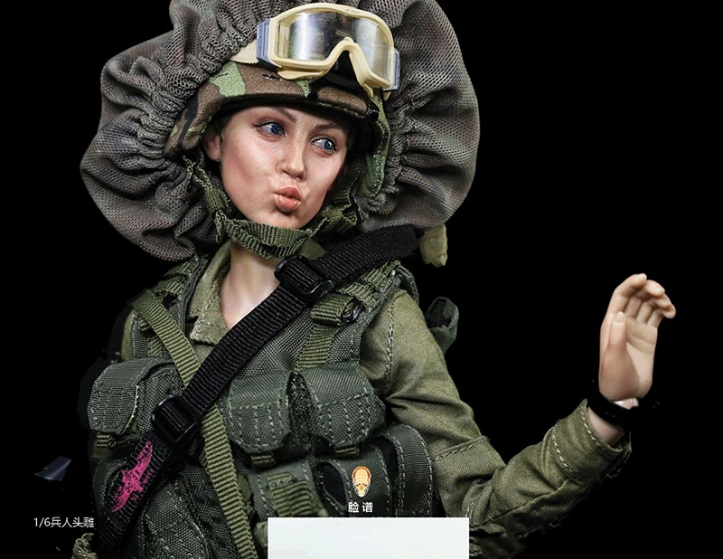 Коллекционная FP H 003 1/6 Facepool Рисунок Женский манекен головы лепить резные с