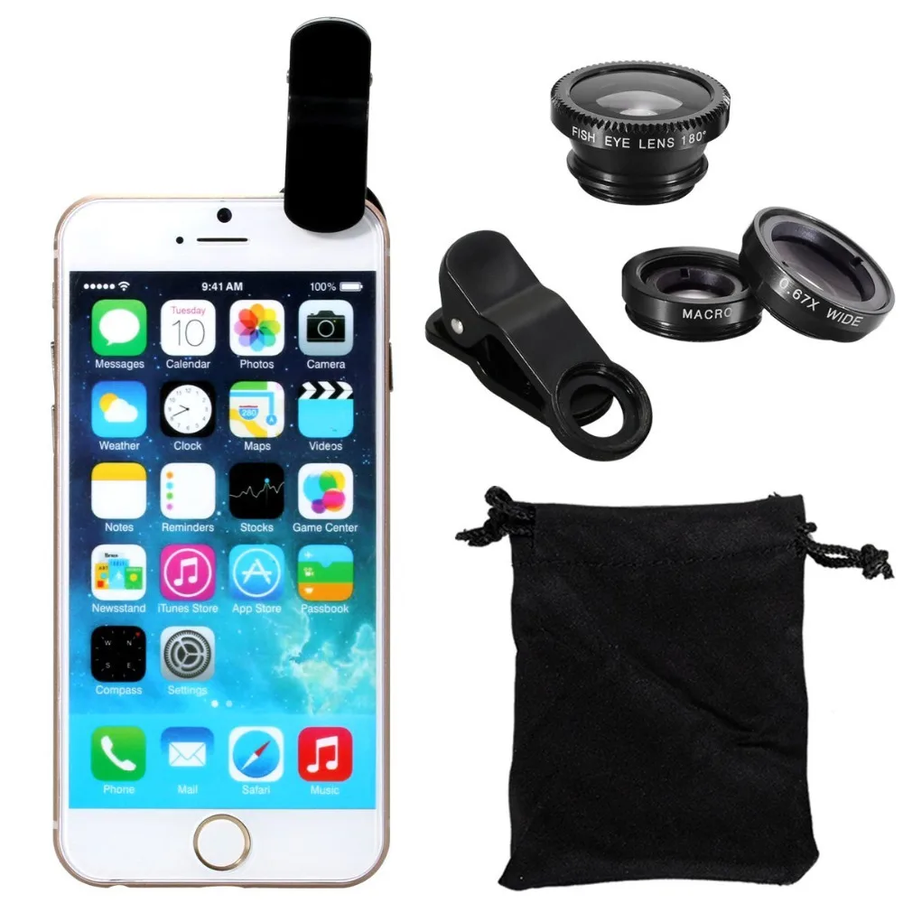 عدسة عين السمكة 3 في 1 الهاتف المحمول عدسات عين السمكة + زاوية واسعة + ماكرو عدسة الكاميرا ل iphone 7 6s plus 5s/5 xiaomi huawei samsung عدسة عين السمكة 3 في 1 الهاتف المحمول عدسات عين السمكة + زاوية واسعة + ماكرو عدسة الكاميرا ل iphone 7 6s plus 5s/5 xiaomi huawei samsung