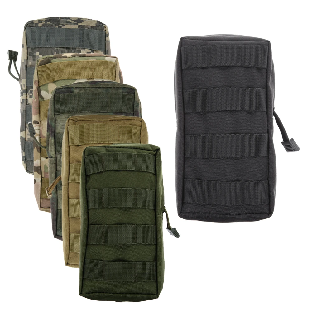 Airsoft Sports Military 600D MOLLE Utility Tactical Vest Waist Pouch Bag For Outdoor Gadget ...