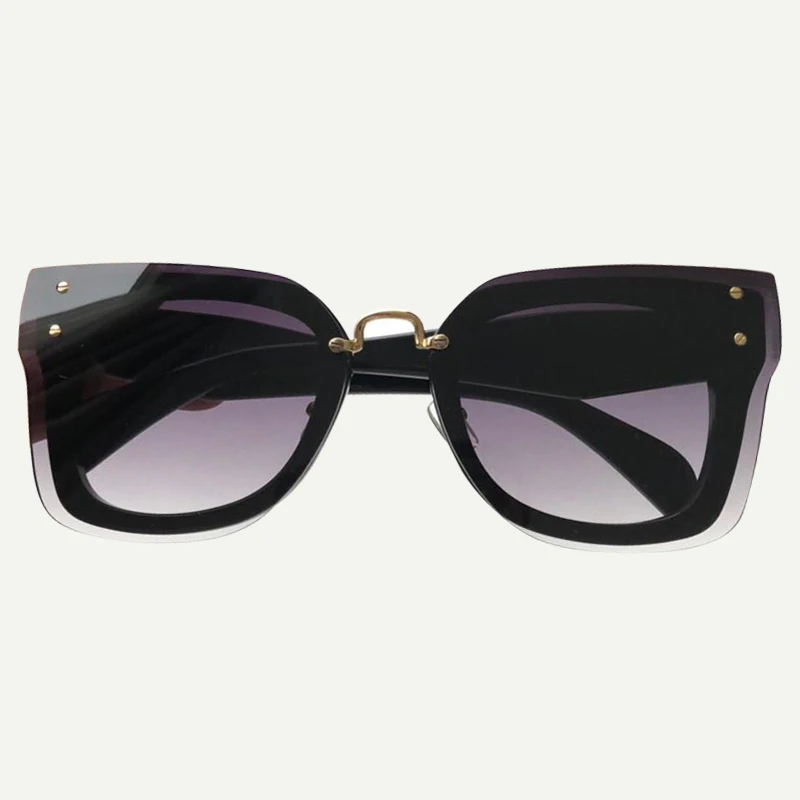Квадратные Солнцезащитные очки для женщин модные брендовые дизайнерские темные очки "кошачий глаз" Женская ацетатная оправа солнцезащитные очки уличные UV400 Oculos de sol - Цвет линз: No4 Sunglasses