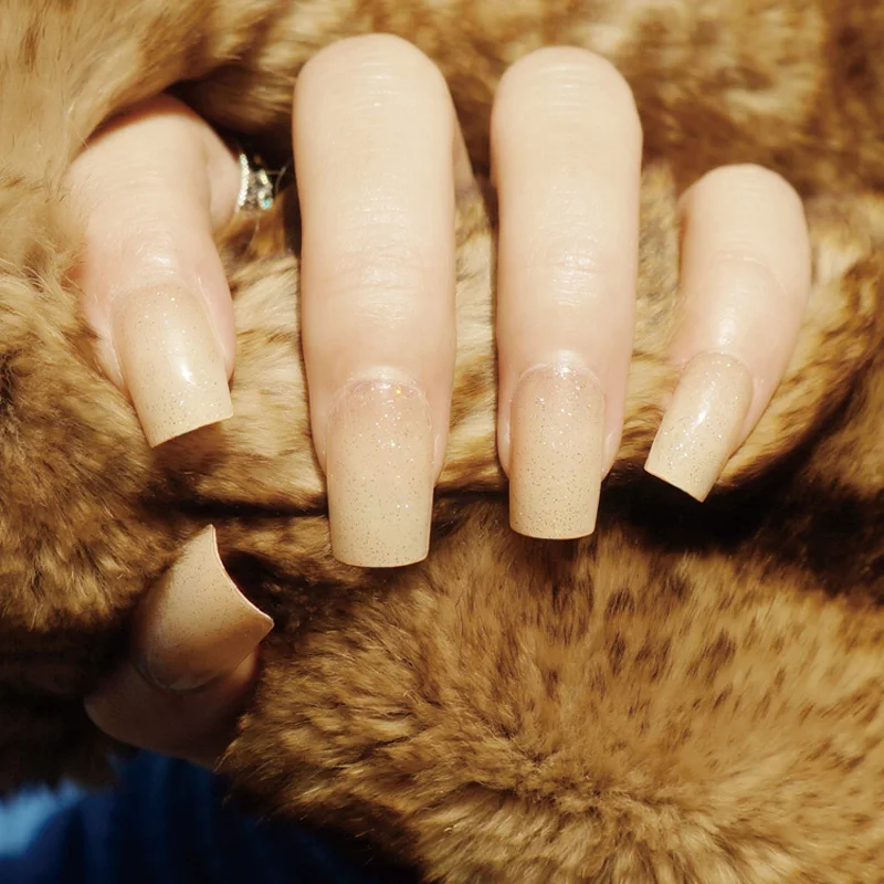 24 шт Модные накладные ногти для ногтей Нажмите на пальцы девушки предварительно клей поддельные ногти полное покрытие искусственная губка УФ-гель, акриловый для дизайна ногтей