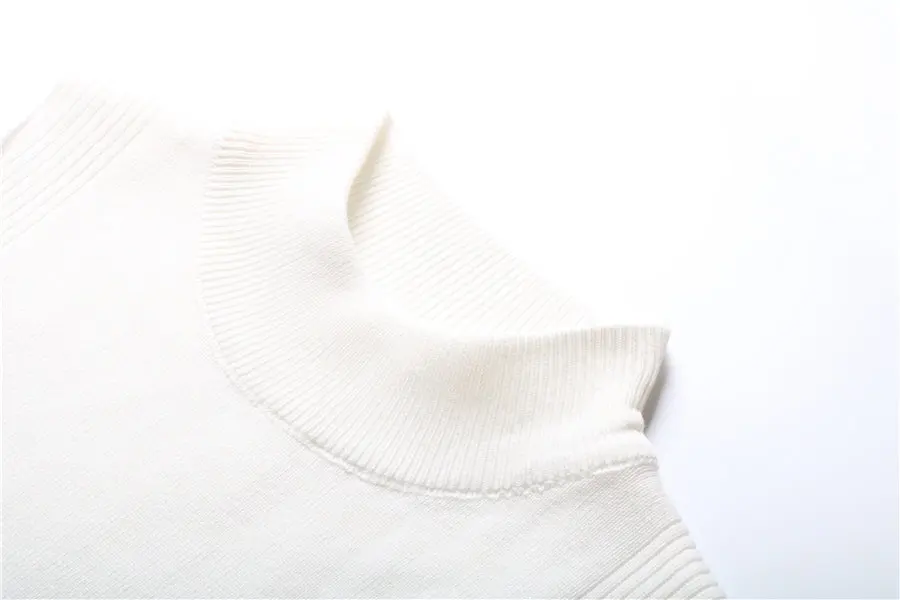 Gladiolus Knitted Summer T-Shirt Women Sleeveless Turtleneck Slim T Shirt Women 2019 Solid Color Ladies Tops Tee Shirt Femme (27)