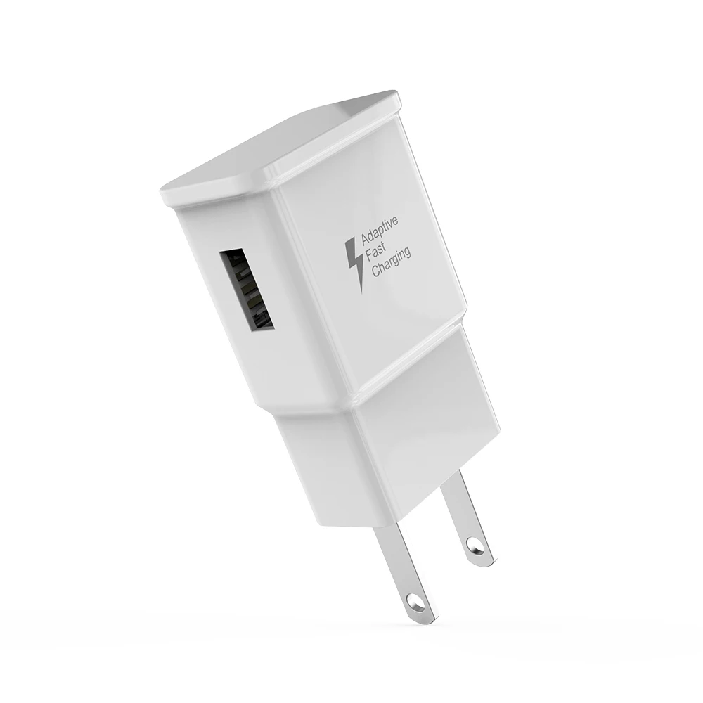 Free cable Galaxy S7 S8 S9 Fast Chrger Quick Charge EU US Plug Wall Travel Adapter QC 3.0 9V 1.67A & 5V 2A For Samsung S6 Edge (5)