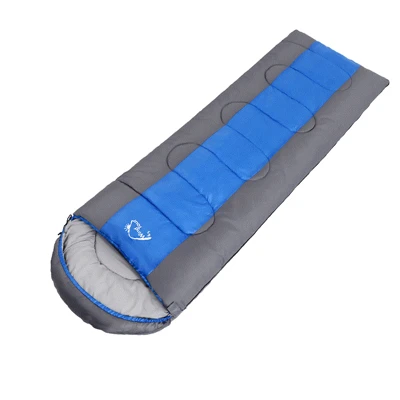 2,3 кг спальный мешок для взрослых, портативный спальный мешок, сохраняющий тепло, для походов, альпинизма, конверт, спальный мешок AA52013 - Цвет: Синий