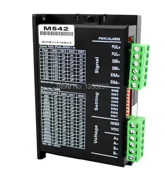 

Free shipping, Stepper Motor Driver M542, CNC Stepping Motor Driver Board, stepper driver M542 50V 4.2A 128M for 42/57 Motor
