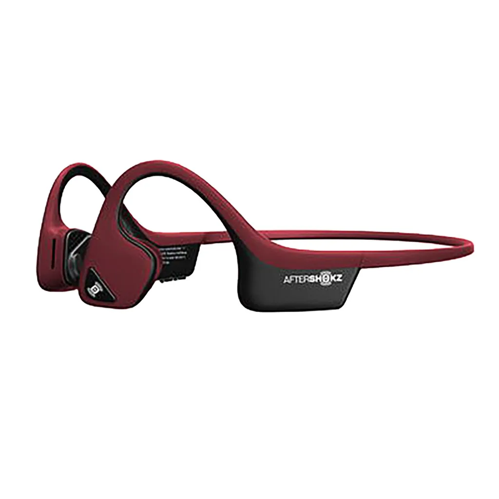 Aftershokz AS650SG-BR Trekz Air беспроводные наушники для костной проводимости - Цвет: red