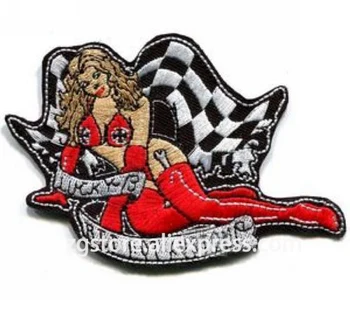 

Hot Selling ! NEW Embroidery Car Logo Patches Motorcycle Patches Iron on 10.9x7.1cm EPP977 DIY Cloth Accessories