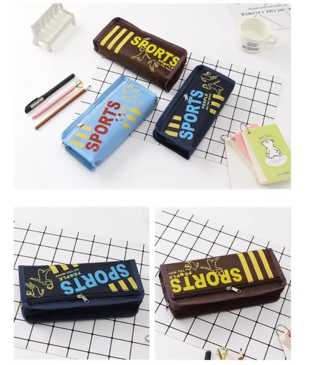 

New Korean stationery basketball pen case large capacity pen case multi-functional pencil case