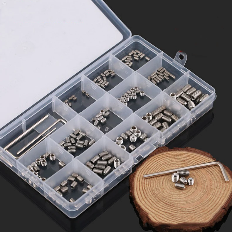 

M3M4M5M6 Set of 304 Stainless Steel 12.9 Convex-convex End of the Non-hexagon Socket Tight Rice Machine with Screw Box