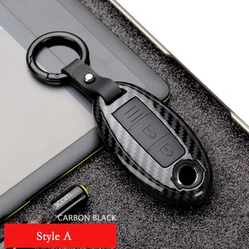 

Carbon Fiber Shell Car Remote Key Cover Case For Nissan Qashqai J10 J11 X-Trail t31 t32 kicks Tiida Pathfinder Murano Note Juke