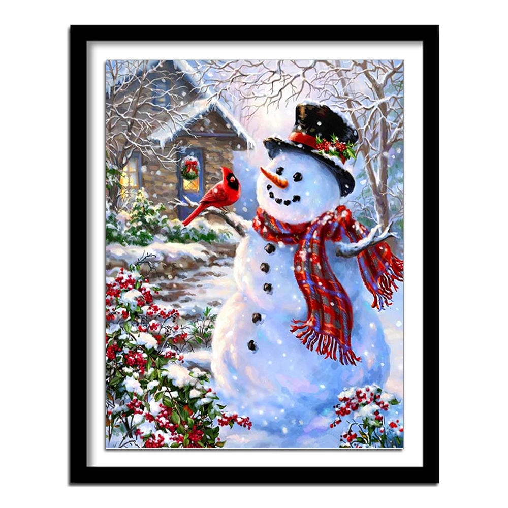 

diamant painting 5d diy diamond painting full square Diamond embroidery winter diamond round diamant painting 674DD