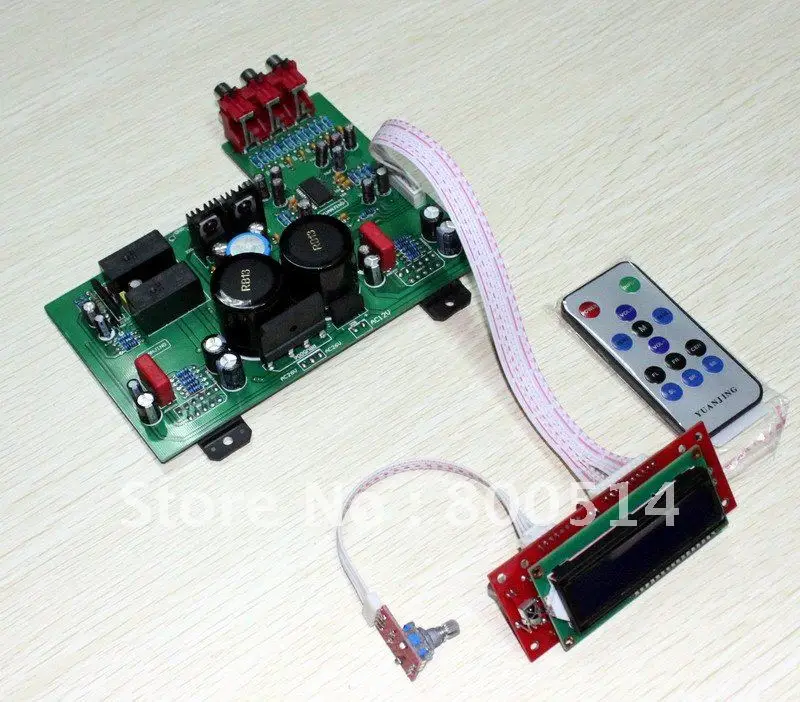 

YJ- LM3886 Power amp board with Remote + LCD display screen--- Assembled amplifier board DIY