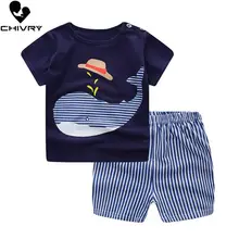 Kids Boys Sets Summer Cartoon Print Short Sleeve O-Neck Cute T-Shirt Tops with Shorts Baby Boys Girls Children Infant Clothes Kids Boys Sets Summer Cartoon Print Short Sleeve O-Neck Cute T-Shirt Tops with Shorts Baby Boys Girls Children Infant Clothes