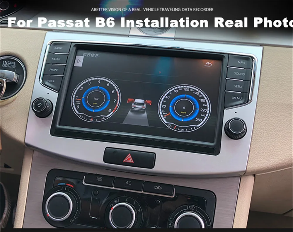 Cheap For VW Passat CC B6 B7 For Volkswagen Original MIB 4 Infotainment System Touch Screen Car Navigation Multimedia Player 19