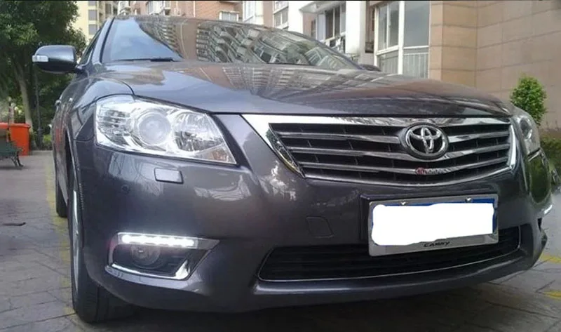 2 шт DRL для Toyota Camry 2009 2010 2011 дневные ходовые огни противотуманные фары